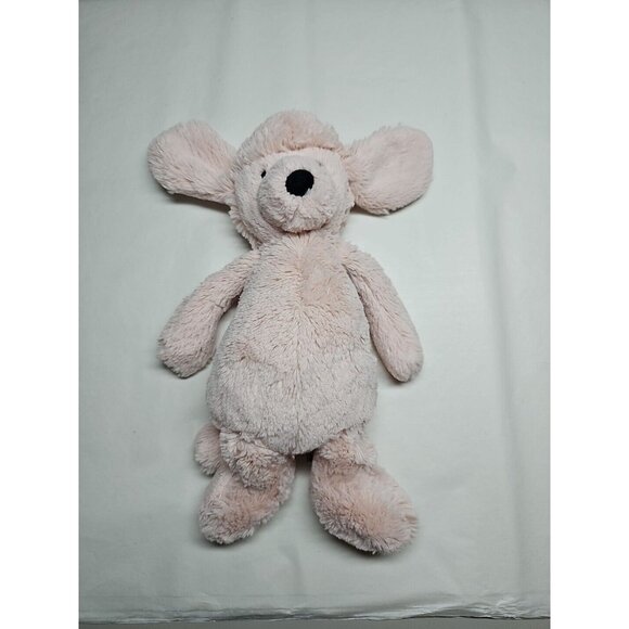 Jellycat Bashful Pink Poodle Puppy Dog 12” Plush Stuffed Animal Toy - Picture 3 of 3